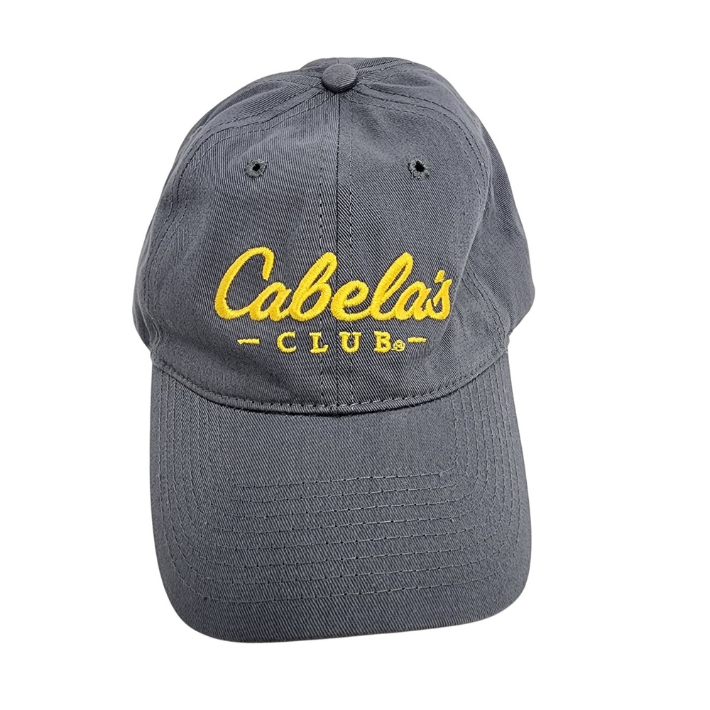 Cabela's Club Grey Adjustable Hat Cap‎